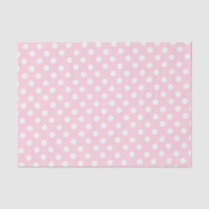 Papel De Seda lunares en rosa pastel 