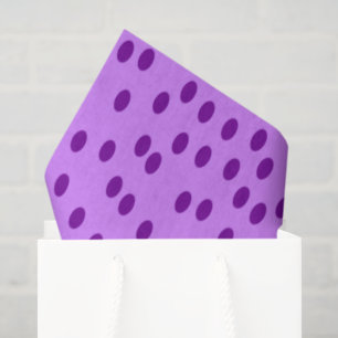 Papel De Seda Lunares Morados de Lavanda