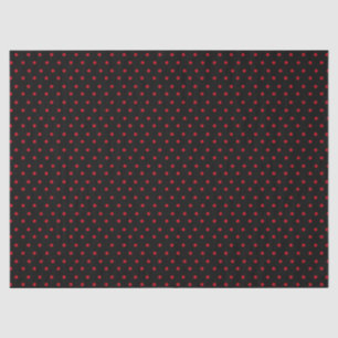 Papel De Seda Lunares Negros