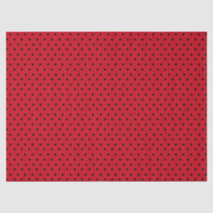 Papel De Seda Lunares Rojos