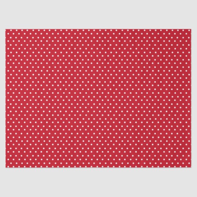 Papel De Seda Lunares Rojos (Anverso)