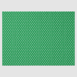 Papel De Seda Lunares Verdes