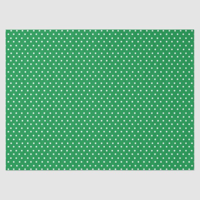 Papel De Seda Lunares Verdes (Anverso)