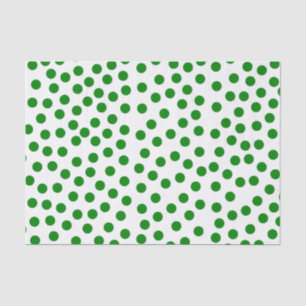 Papel De Seda Lunares verdes