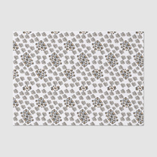 Papel De Seda Luxe modern animalprint be brave girl