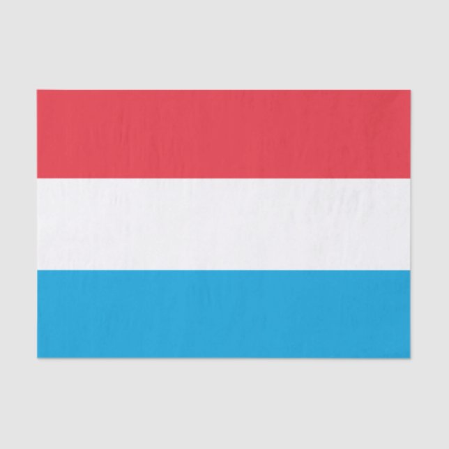 Papel De Seda Luxembourg fashion, Luxembourg Flag tissue paper (Anverso)