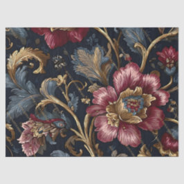 Papel De Seda Luxury Indian Floral Vintage Royal