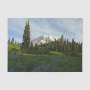 Papel De Seda Luz de la Mañana del Monte Rainier