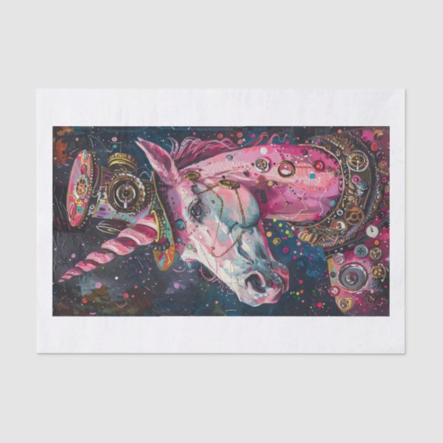 Papel De Seda Lyfe11 de Unicornio (Anverso)