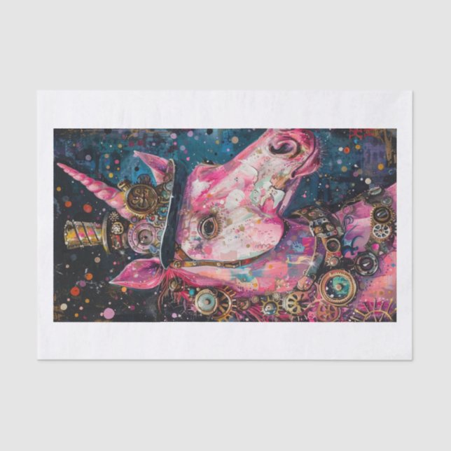 Papel De Seda Lyfe12 de Unicorn (Anverso)