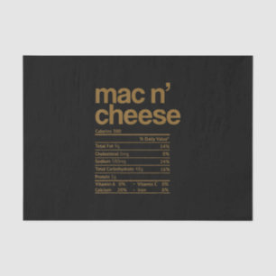 Papel De Seda Mac Y Cheese Nutrition Funny Gracias Mac