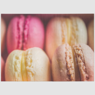 Papel De Seda Macaron macaroons foto sabor dulce beige rosado
