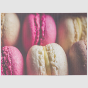 Papel De Seda Macaron macaroons foto sabor dulce beige rosado