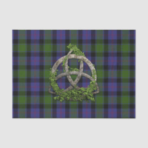 Papel De Seda MacTaggart Tartan Y Celtic Trinity Knot