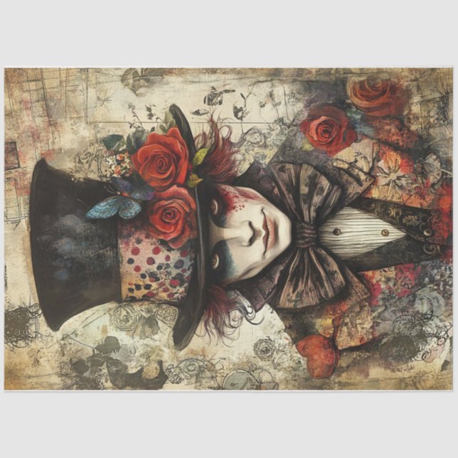 Papel De Seda Mad Hatter (Anverso)
