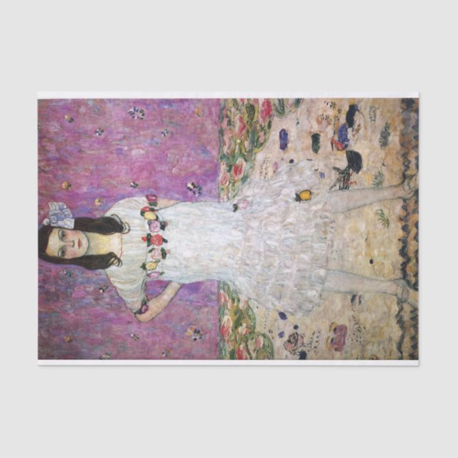 Papel De Seda Mada Primavesi por Gustav Klimt (Anverso)
