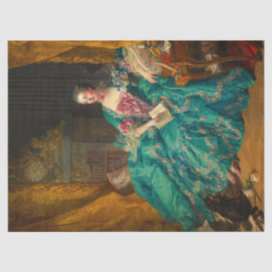 Papel De Seda Madame de Pompadour por Francois Boucher