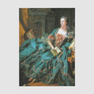 Papel De Seda Madame de Pompadour por Francois Boucher