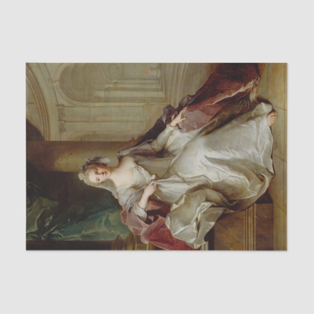 Papel De Seda Madame Henriette de France como Virgen Vestal (Anverso)