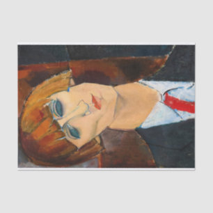 Papel De Seda Madame Kisling, 1917 por Amedeo Modigliani