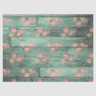 Papel De Seda Madera Rusa Verde con Despacho Rosa Rosa Rosa