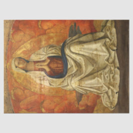 Papel De Seda Madonna en Gloria (Virgen María Enstronada)