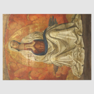 Papel De Seda Madonna en Gloria (Virgen María Enstronada)