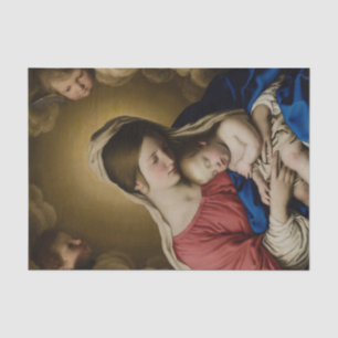 Papel De Seda Madonna y Niño de Giovanni Battisti da Salvi