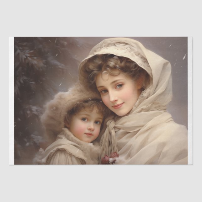 Papel De Seda Madre e hijo de Victoria (Anverso)