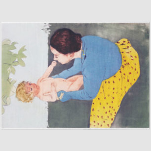 Papel De Seda Madre e hijo, Mary Cassatt