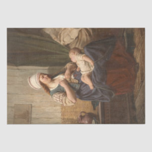Papel De Seda Madre sosteniendo a su hijo (por Rudolf Jordan)
