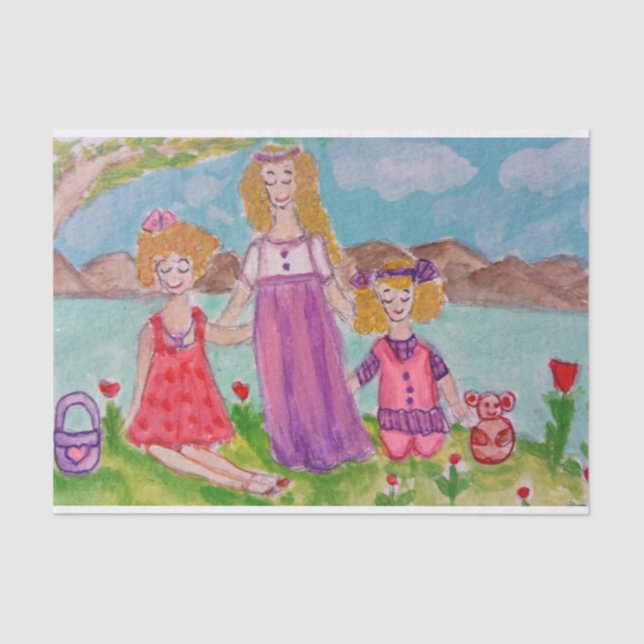 Papel De Seda madres e hijas (Anverso)