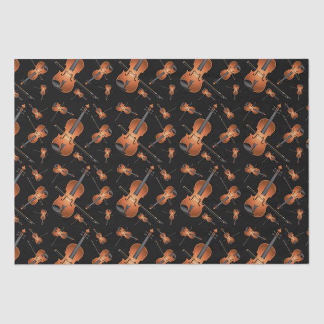 Papel De Seda Maestría en Música Viola Violin (Anverso)