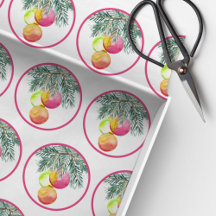 Magenta de acuarela única para navidades