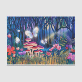 Papel De Seda Magia de mariposa, Woodland etéreo,