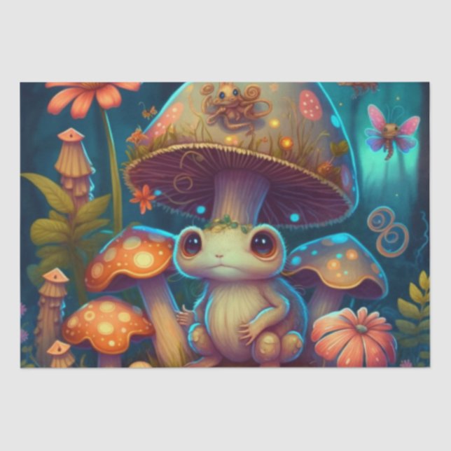 Papel De Seda Magia lindo hongo (Anverso)