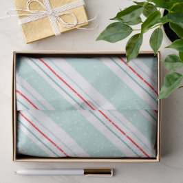 Papel De Seda Magic and Wonder Navidades Stripes Mint ID440
