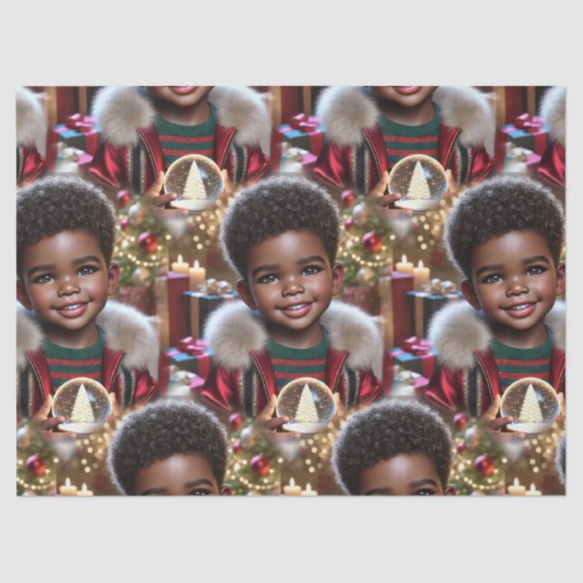 Papel De Seda Magic in His Hands: A Christmas Spark (Anverso)