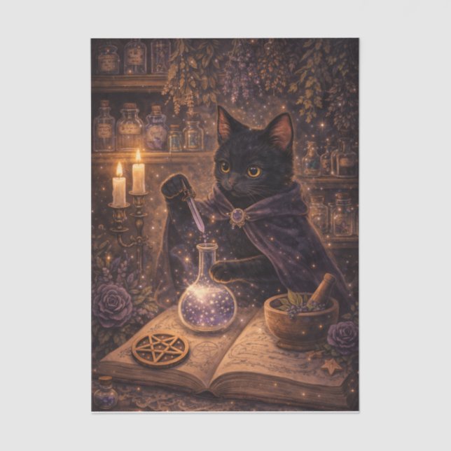 Papel De Seda Magic Potion Kitty  (Anverso)