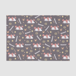 Papel De Seda Mágica de Medianoche - Sueño Zodiaco del Cáncer