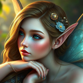 Papel De Seda Magical Fairy Princess Decoupage Paper