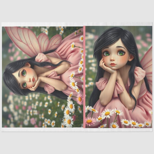 Papel De Seda Magical Fairy Princess Double Trouble Decoupage (Anverso)