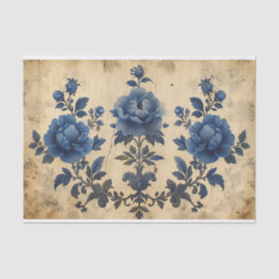 Papel De Seda Magnífica tela de Jouy en la vejez