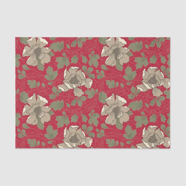 Papel De Seda Magnolias blancas (Anverso)