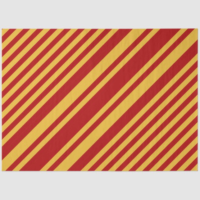 Papel De Seda Mago Rojo y Dorado (Anverso)