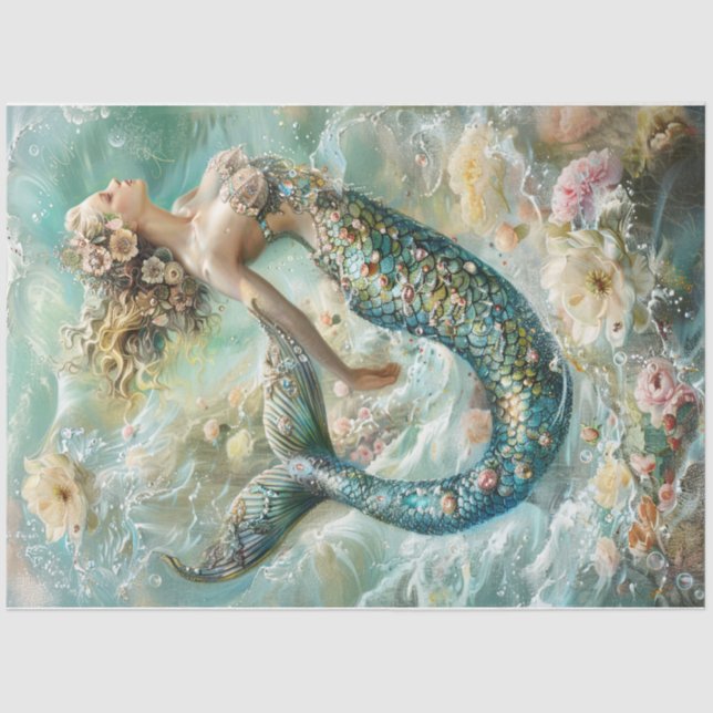 Papel De Seda Maiden con joyas (Anverso)