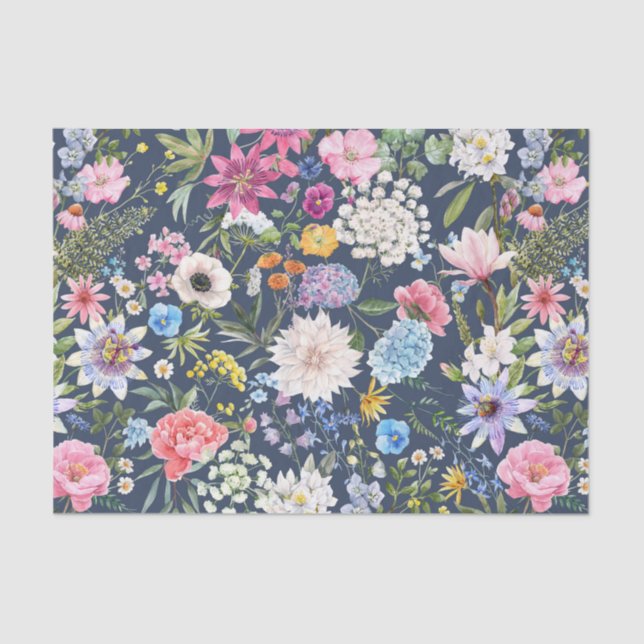 Papel De Seda Maisy - Floral (Anverso)