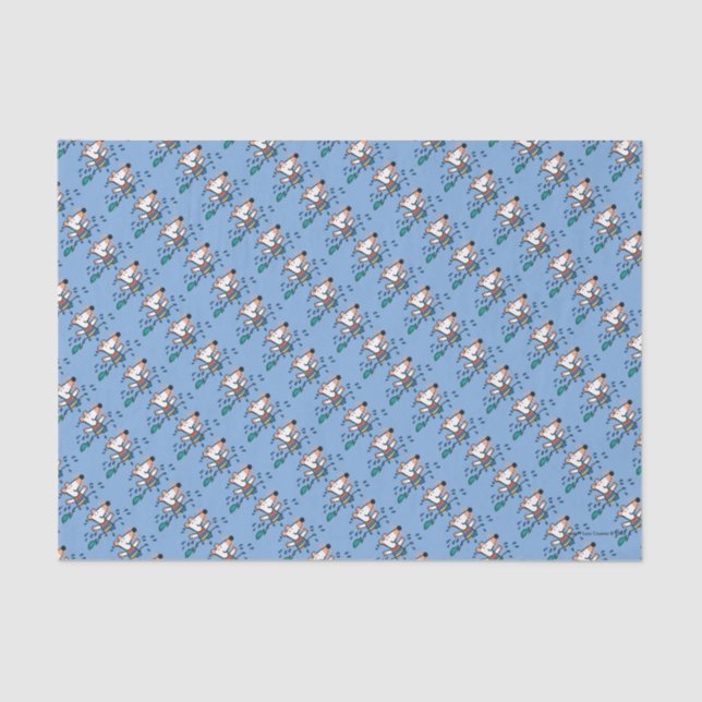 Papel De Seda Maisy va a nadar cumpleaños (Anverso)