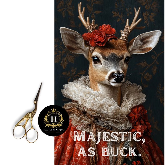 Papel De Seda Majestic As Buck Sassy Deer Decoup (Subido por el creador)