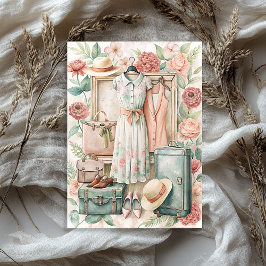 Papel De Seda Maletas de viaje vacacional de verano